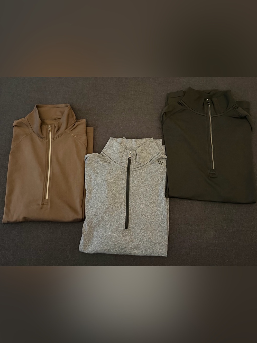 Men’s Lululemon Metal Vent Tech Quarter Zips - lot of 3 - Size Small